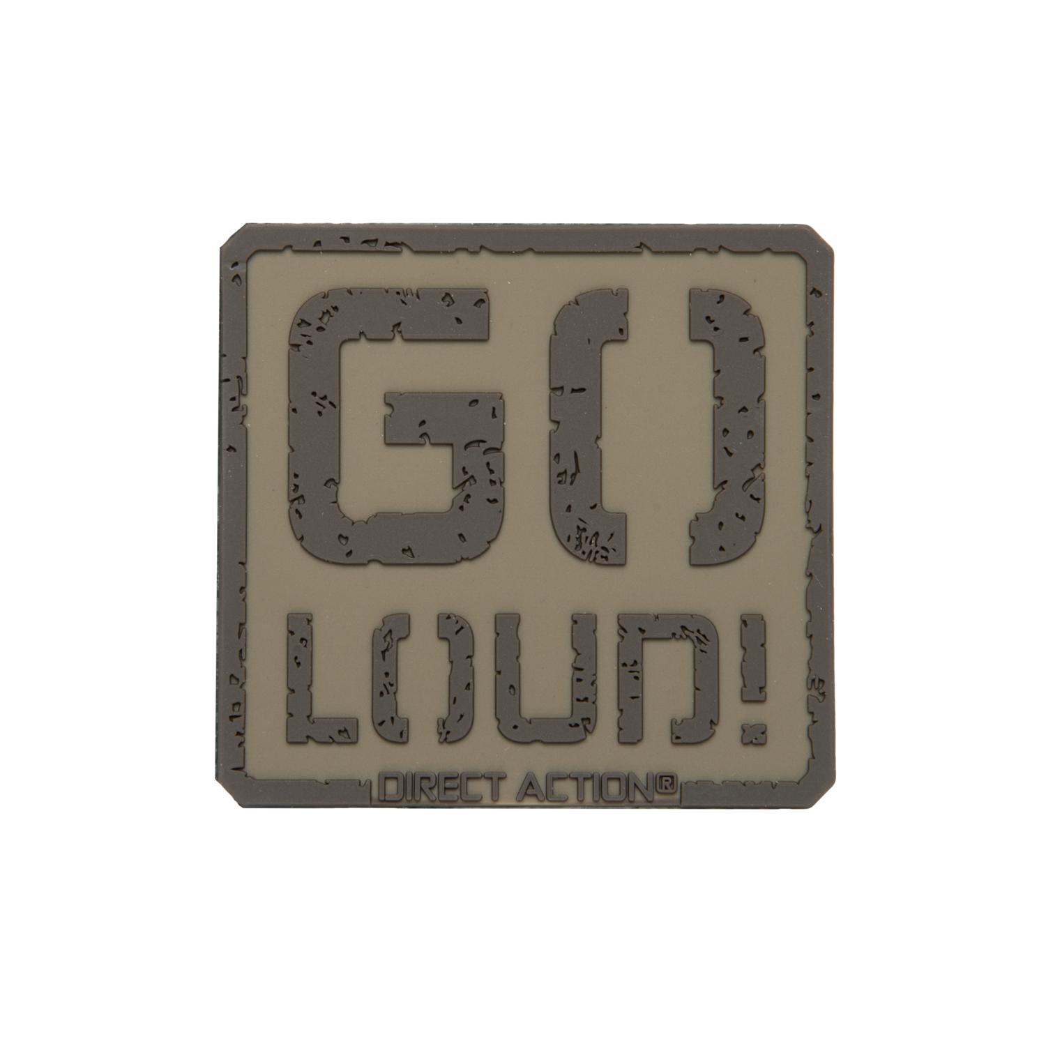 PATCH PVC - GO LOUD - COYOTE BROWN